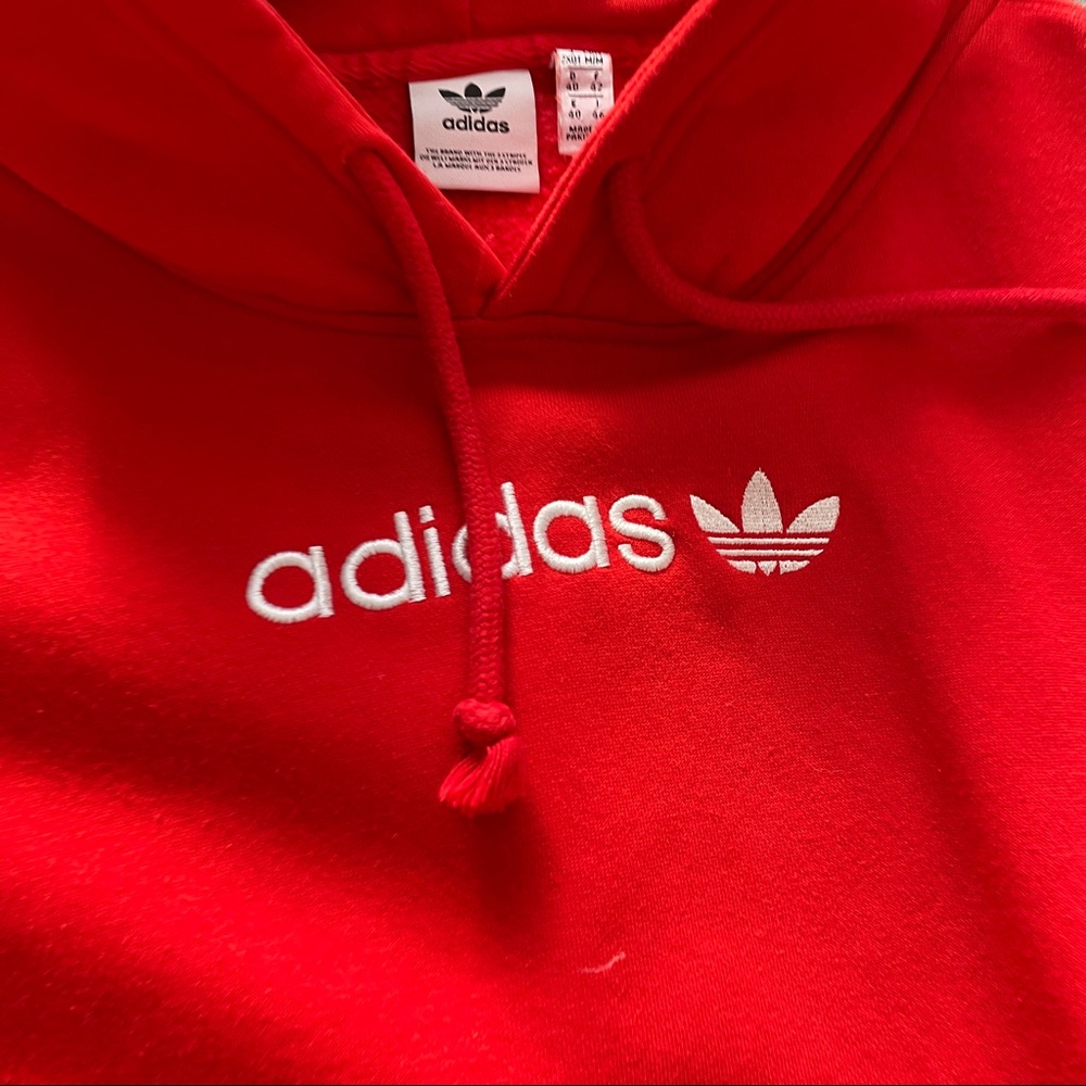 Adidas hoodie RED